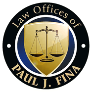 Law Offices of Paul J. Fina Logo